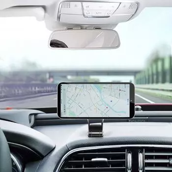 Универсальный автомобильный магнитный складной держатель для телефона, регулируемый, вращающийся на 360 градусов, GPS-навигатор, поддержка, аксессуары для интерьера чёрный