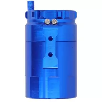Универсальный автомобильный маслоуловитель с сапуном, резервуар с монтажными деталями, алюминиевый сплав, черный синий