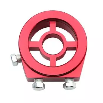 Универсальный автомобильный масляный фильтр, охладитель, сэндвич-панель, адаптер для температуры и давления масла красный