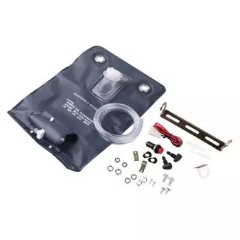 Универсальный автомобильный мешок для мытья ветрового стекла, набор для чистки с насосом 12 В