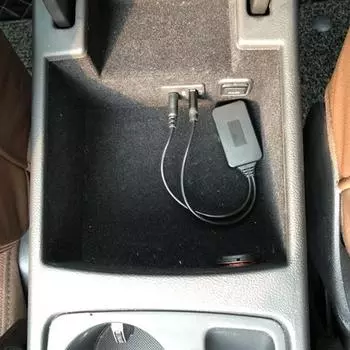 Универсальный автомобильный модуль Bluetooth 12 В, адаптер, беспроводной стерео кабель 3,5 мм, USB AUX-IN, Aux Radio N0V3 чёрный