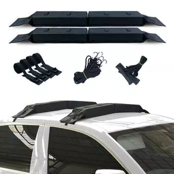 Универсальный автомобильный мягкий багажник на крышу, система перевозки багажа, простая установка, универсальная совместимость, регулируемый автомобиль