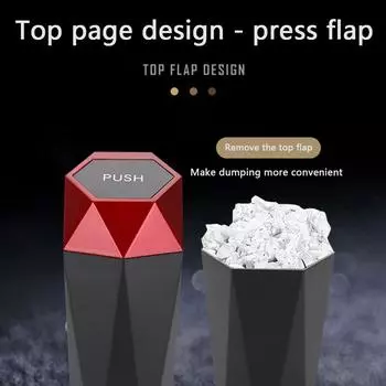 Универсальный автомобильный мусорный бак, козырек на спинку сиденья, мусорное ведро, автоорганайзер, ящик для хранения, цветной ящик для хранения мусора, пепельница, автомобильный Стайлинг