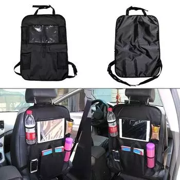 Универсальный автомобильный органайзер, подставка для планшета на заднее сиденье, держатель для iPad, сумка для хранения на заднее сиденье автомобиля, многокарманный держатель-органайзер для автомобильного сиденья