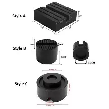 Универсальный автомобильный подъемник, подставка для домкрата, резиновые накладки, напольный прорезной домкрат, резиновая накладка, рама, защитный адаптер, инструмент для домкрата