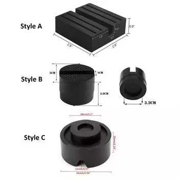 Универсальный автомобильный подъемник, подставка для домкрата, резиновые накладки, напольный прорезной домкрат, резиновая накладка, рама, защитный адаптер, инструмент для домкрата