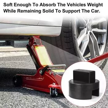 Универсальный автомобильный подъемник, подставка для домкрата, резиновые накладки, напольный прорезной домкрат, резиновая накладка, рама, защитный адаптер, инструмент для домкрата