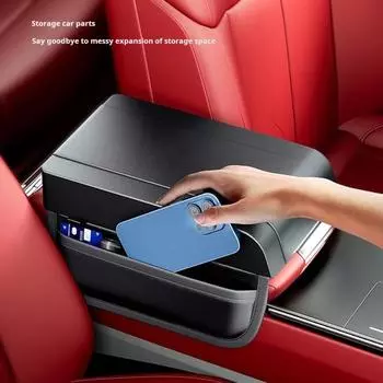 Универсальный автомобильный подлокотник с эффектом памяти, подушка для автомобильного подлокотника, водонепроницаемая накладка на подлокотник, чехол для центральной консоли автомобиля, подлокотник чёрный