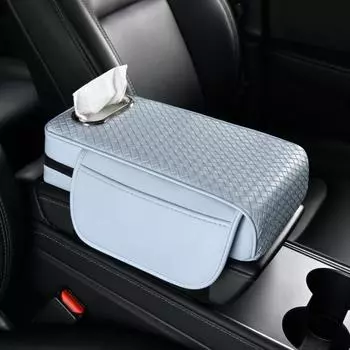Универсальный автомобильный подлокотник с коробкой для салфеток, подлокотник, защитный коврик для подлокотника, салон автомобиля