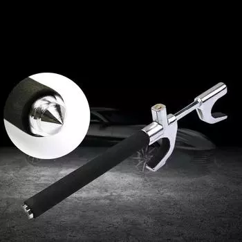 Универсальный автомобильный противоугонный замок на руль, высокая безопасность, регулируемый U-образный нержавеющий замок для внедорожника, грузовика, автомобиля, система безопасности, новый CHINA