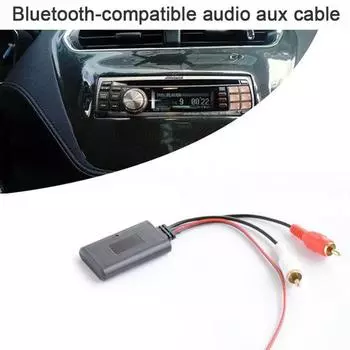 Универсальный автомобильный RCA USB адаптер беспроводной Bluetooth приемник домашнее медиа AUX Bluetooth аудио устройство для BMW Pioneer чёрный