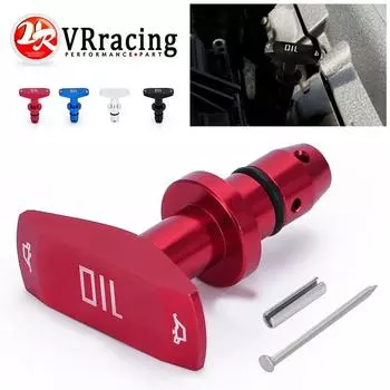 Универсальный автомобильный щуп для измерения уровня масла, ручка для моторного масла, алюминиевая заготовка, автозамена, модификация, украшение MYY красный