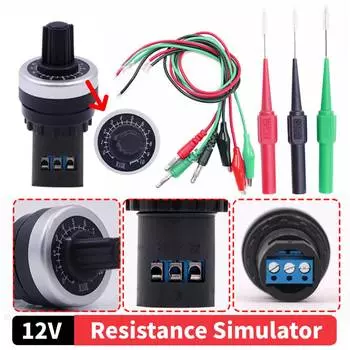 Универсальный автомобильный симулятор сопротивления, симулятор импеданса автомобиля, диагностический инструмент для топлива, датчик сигнала, автоматический тестер цепи автомобиля CHINA