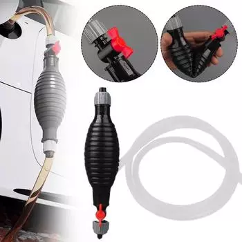 Универсальный автомобильный топливный насос DIY Cut Pipe Ручная ручная всасывающая труба для перекачки жидкого бензина Настройка топливного дизельного насоса Liquid Tran O2O7