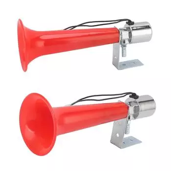 Универсальный автомобильный воздушный гудок супер громкий 180 дБ одинарный трубный воздушный гудок для грузовиков транспортных средств поездов лодок DC