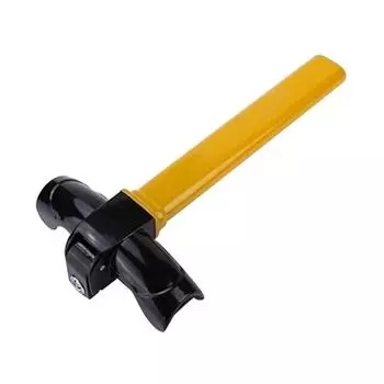 Универсальный автомобильный замок на рулевое колесо, подходит для максимальной безопасности, противоугонный Т-образный иммобилайзер рулевого колеса оранжевый