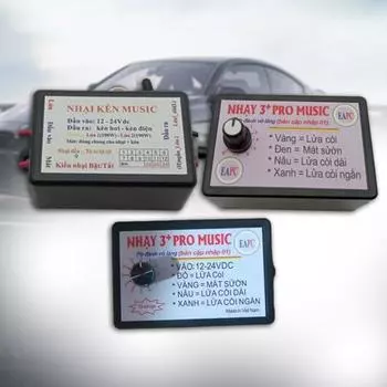 Универсальный автомобильный звуковой сигнал 12V24V с 3/8/12 тонами, простой в установке, материал ABS, реле мотора автомобиля, музыкальная шкатулка, интерьер автомобиля A