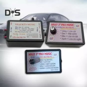 Универсальный автомобильный звуковой сигнал 12V24V с 3/8/12 тонами, простой в установке, материал ABS, реле мотора автомобиля, музыкальная шкатулка, интерьер автомобиля B