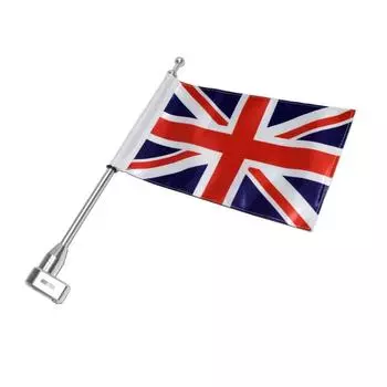 Универсальный багажник для Harley Sportster XL883 XL1200 Touring Road King, задняя боковая стойка для мотоцикла, вертикальный флаг Germany