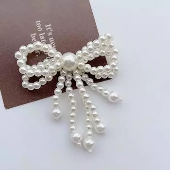 Универсальный бант-шарм, имитация жемчуга, бисер, пряжка для обуви, украшения, брелок для ключей, телефонная цепочка, принадлежности для изготовления ювелирных изделий