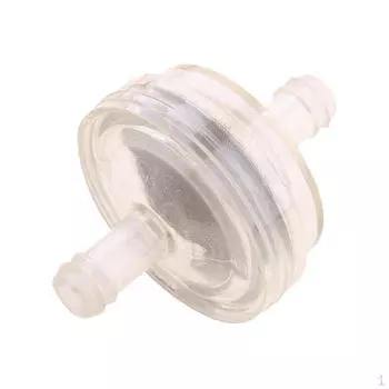 Универсальный бензиновый топливный фильтр, подходит для мотоциклов, авто, 6 мм, 1/4, прозрачный, как описано