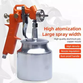 Универсальный беспроводной распылитель краски с медной насадкой 1,5 мм для домашнего интерьера, покраски автомобиля, краски «сделай сам» серебряный