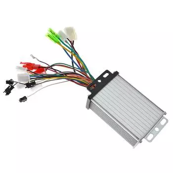 Универсальный бесщеточный контроллер 350 Вт 36/48 В для электрического велосипеда, электрического скутера 350W 36-48V