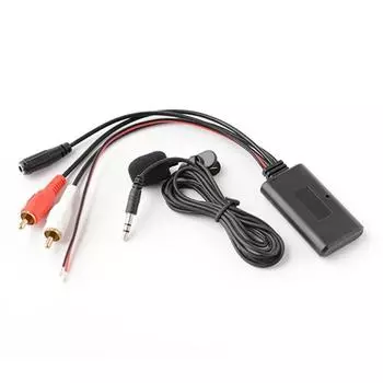 Универсальный Bluetooth AUX-приемник, модуль 2 RCA-кабеля, адаптер, автомобильное радио, стерео, беспроводной аудиовход, воспроизведение музыки для грузовиков и авто