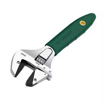 Универсальный быстрорегулируемый гаечный ключ Удобная рукоятка Регулируемый гаечный ключ с эргономичной рукояткой Простой в использовании для гаек и болтов 8