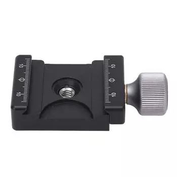 Универсальный быстросъемный зажим из алюминиевого сплава 1,4 дюйма, 3,8 дюймов, резьба, двойные противоскользящие канавки, быстрый