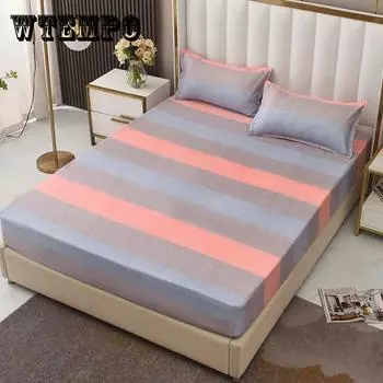 Универсальный цельный наматрасник Four Seasons, нескользящий фиксированный чехол для кровати, матрас Simmons, пыленепроницаемый защитный чехол, полностью окруженный 120x200cm