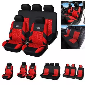 Универсальный чехол для автомобильного сиденья Чехол для переднего сиденья Красный чехол для заднего сиденья Чехол для сиденья грузовика Разнообразие стилей