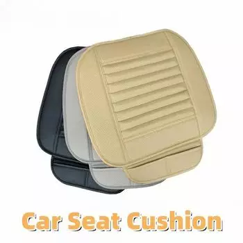 Универсальный чехол для автомобильного сиденья, дышащая искусственная кожа, подушка, защитный чехол чёрный