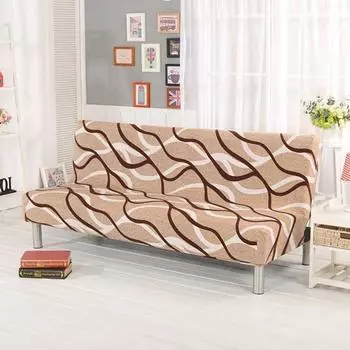 Универсальный чехол для дивана, эластичный, большой эластичный чехол для дивана, мебель для дивана без подлокотника, складной чехол 160-190cm