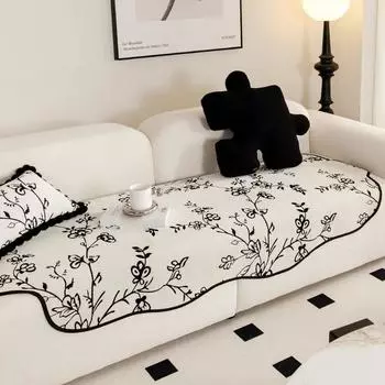 Универсальный чехол для дивана Four Seasons, полотенце для дома, нескользящий, можно стирать в машине, прохладный коврик, высококачественная диванная подушка неправильной формы 90*90cm