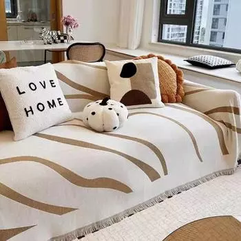 Универсальный чехол для дивана Four Seasons, полный пакет, синельное полотенце для дивана, ткань с полным покрытием, легкая, роскошная, против кошачьих царапин, противоскользящая подушка для дивана 180*130cm