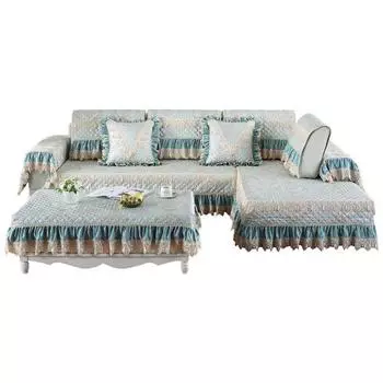 Универсальный чехол для дивана Four Seasons, полный комплект, утолщенная нескользящая подушка, чехол для дивана, ткань, полотенце 70*70