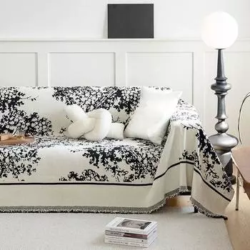 Универсальный чехол для дивана Four Seasons, современный минималистичный чехол для дивана с защитой от кошачьих царапин, одеяло для дивана, расширенное домашнее полное покрытие, с защитой от песка 180*130cm