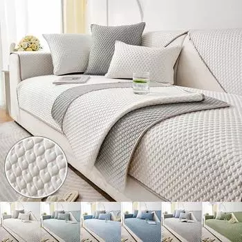 Универсальный чехол для дивана Ice Silk, коврик для домашних животных, собак и детей, нескользящий чехол для дивана, защитное полотенце для дивана, декор для гостиной 70x70