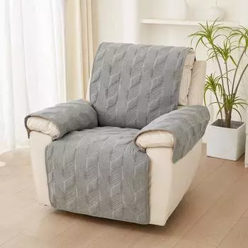 Универсальный чехол для дивана из синели Four Seasons первого класса, одноместный чехол для дивана, стеганая утолщенная подушка для стула 70*50cm