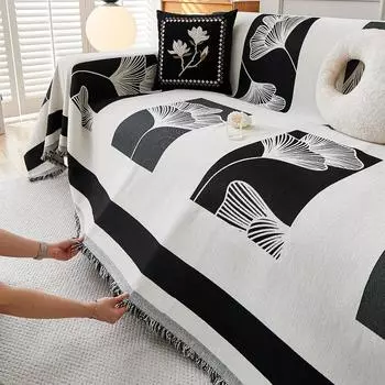 Универсальный чехол для дивана на 3 подушки из шенилла, пледы для дивана, устойчивый к царапинам чехол для дивана, мягкий футон, протектор для домашнего декора 180X180CM серый