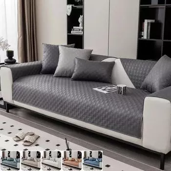 Универсальный чехол для дивана, полотенце, технологическая ткань, однотонная подушка для дивана в гостиной, нескользящая подушка для дивана, чехол для подлокотника и спинки 70x70