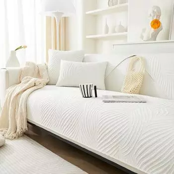 Универсальный чехол для дивана, полотенце, ткань синель, сплошной цвет, подушка для дивана для гостиной, нескользящая подушка для дивана, подлокотник, чехол на спинку 50x70cm 1pcs