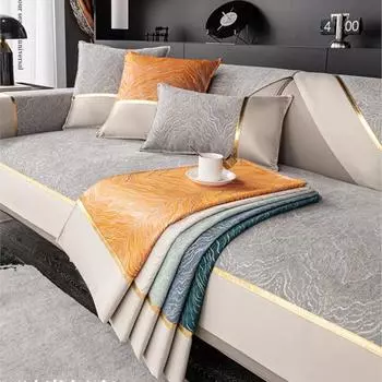 Универсальный чехол для дивана, роскошная нескользящая подушка для дивана, синель, подушка для дивана, чехлы для гостиной, подлокотник, спинка, полотенца 70x70CM 1pc