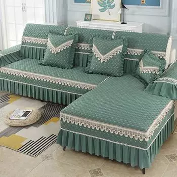 Универсальный чехол для диванной подушки из синели, нескользящий чехол на сиденье, защищающий от кошачьих царапин, Home Four Seasons Armrest Towel 60 90