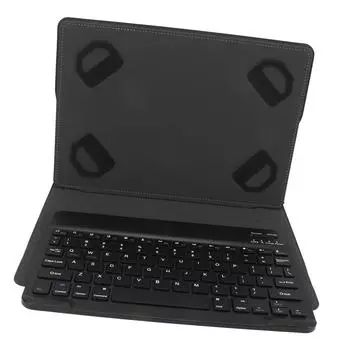 Универсальный чехол для планшета с Bluetooth-клавиатурой для планшета 9,7–11 дюймов, предотвращает появление царапин, искусственная кожа No backlight No touchpad