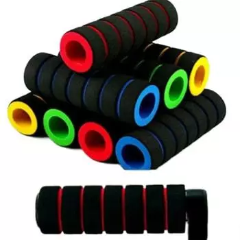 Универсальный чехол для ручек велосипеда Противоскользящий чехол для ручек велосипеда из губчатой пены для велоспорта синий