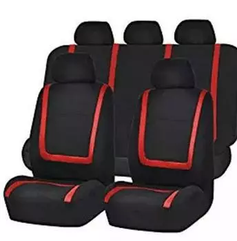 Универсальный чехол и подушка для автомобильного сиденья 2-piece set (Front single seat) зелёный