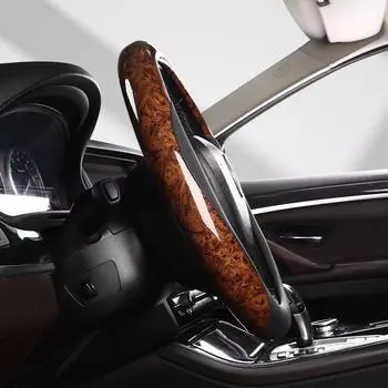 Универсальный чехол на ручку рулевого колеса автомобиля из углеродного волокна, ультратонкий, впитывающий пот, нескользящий для любого сезона. 38cm