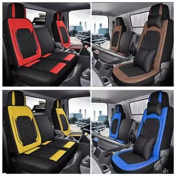 Универсальный чехол на сиденье грузовика Four Seasons для Jianghuai Shuailing Q6/Q7/H330, Junling V5/V6, Kangling J5/J6/H3X5. B кофейный/чёрный